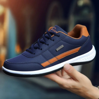 Xerxes | Men’s Soft Supportive Orthopedic Leather Comfort Sneakers
