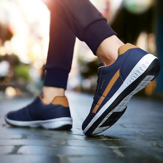 Xerxes | Men’s Soft Supportive Orthopedic Leather Comfort Sneakers