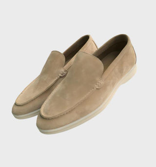 Wendell | Men’s Suede Leather Loafers with Soft Rubber Sole