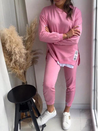 Sielani | Women’s Two-Piece Loungewear Set with Long-Sleeve Sweatshirt and High-Waisted Joggers