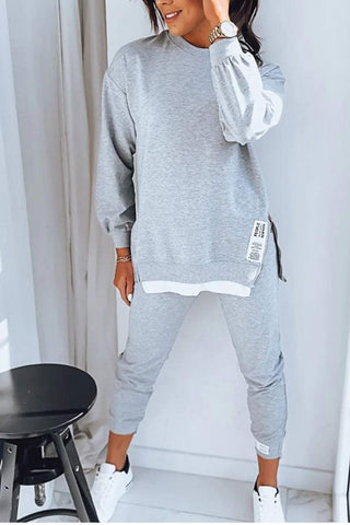 Sielani | Women’s Two-Piece Loungewear Set with Long-Sleeve Sweatshirt and High-Waisted Joggers