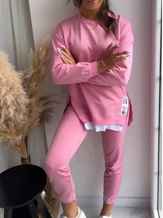 Sielani | Women’s Two-Piece Loungewear Set with Long-Sleeve Sweatshirt and High-Waisted Joggers