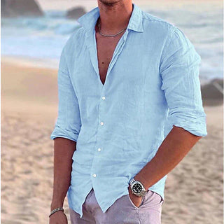 Zander | Men’s Long-Sleeve Button-Down Shirt with Classic Collar