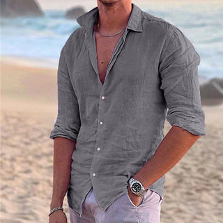Zander | Men’s Long-Sleeve Button-Down Shirt with Classic Collar