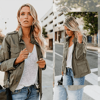 Mira | Women’s Utility Jacket with Multiple Functional Pockets