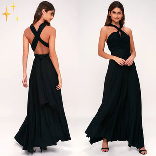 Emilia | Elegant Multiway Infinity Dress for Women with Adjustable Halter