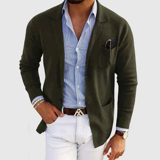 Dan | Slim Fit Men’s Blazer with Classic Lapel Collar