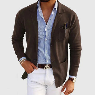 Dan | Slim Fit Men’s Blazer with Classic Lapel Collar