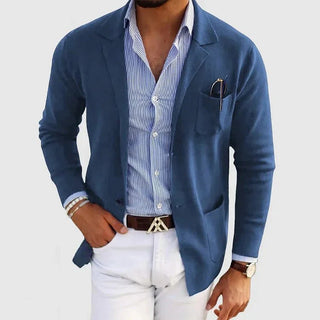 Dan | Slim Fit Men’s Blazer with Classic Lapel Collar