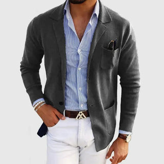 Dan | Slim Fit Men’s Blazer with Classic Lapel Collar