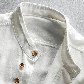 Dorian | Men’s Slim Fit Stand-Up Mandarin Collar Shirt