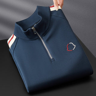 Homer | Men’s Two-Piece Quarter-Zip Tracksuit with Jogger Pants and Contrast Stripe Details