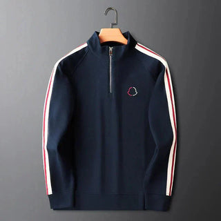 Homer | Men’s Two-Piece Quarter-Zip Tracksuit with Jogger Pants and Contrast Stripe Details