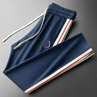 Homer | Men’s Two-Piece Quarter-Zip Tracksuit with Jogger Pants and Contrast Stripe Details