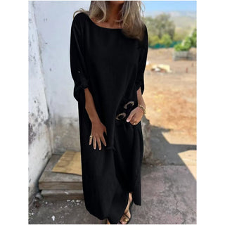 Alana | Women's Linen-Blend Wide Leg Pants Set with Tunic Top