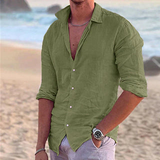 Zander | Men’s Long-Sleeve Button-Down Shirt with Classic Collar