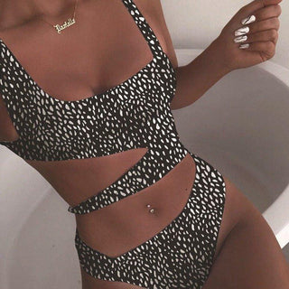 Elliria | Women’s Knotted One-Piece Cutout Swimsuit with Sculpting Sexy Silhouette
