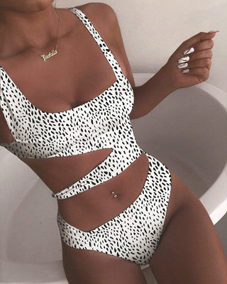 Elliria | Women’s Knotted One-Piece Cutout Swimsuit with Sculpting Sexy Silhouette