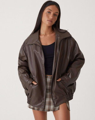 Niana | Women’s Oversized Boxy Jacket with Lapel Collar