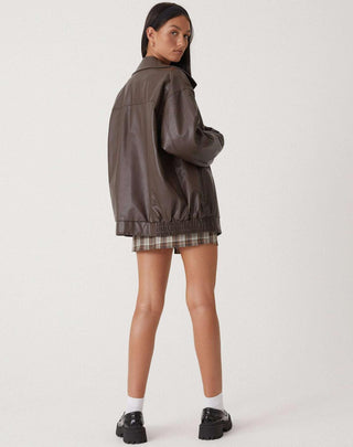 Niana | Women’s Oversized Boxy Jacket with Lapel Collar