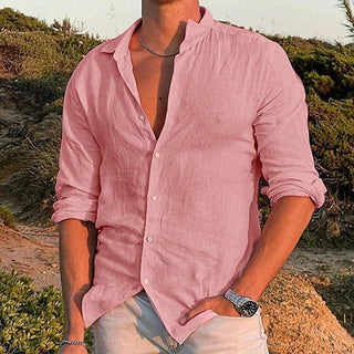 Zander | Men’s Long-Sleeve Button-Down Shirt with Classic Collar